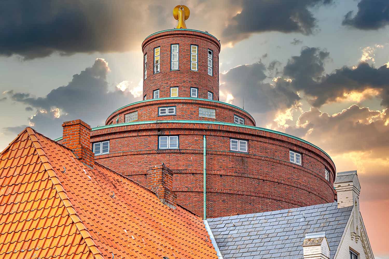 Rundsilo am Eckernförder Hafen