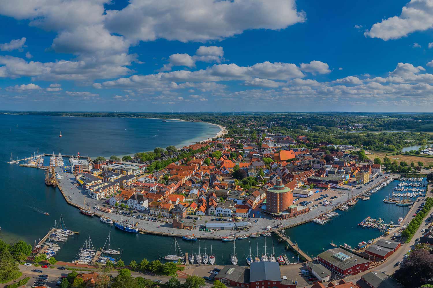 Luftaufnahme von Eckernförde
