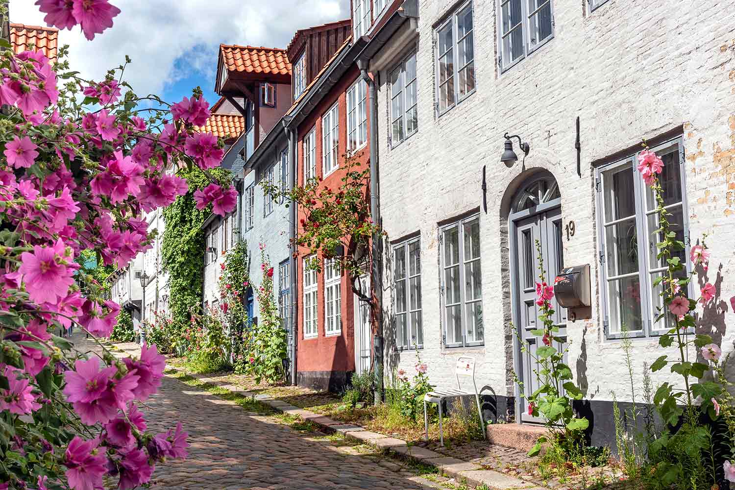 Altstadthäuser in Flensburg