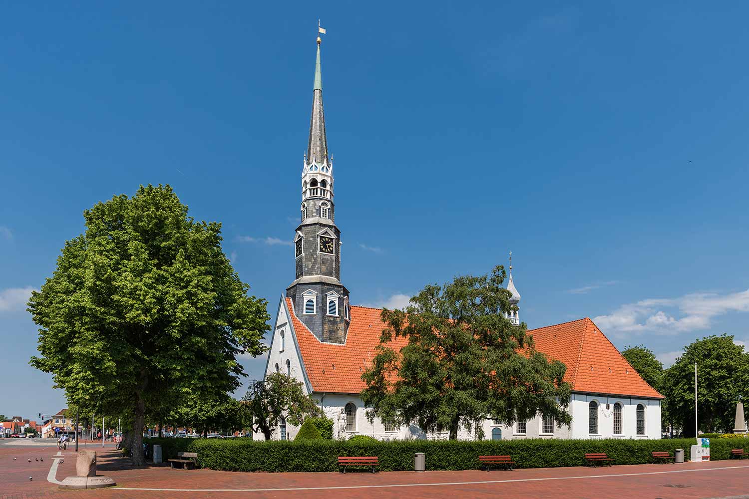Die St.-Jürgen-Kirche in Heide.