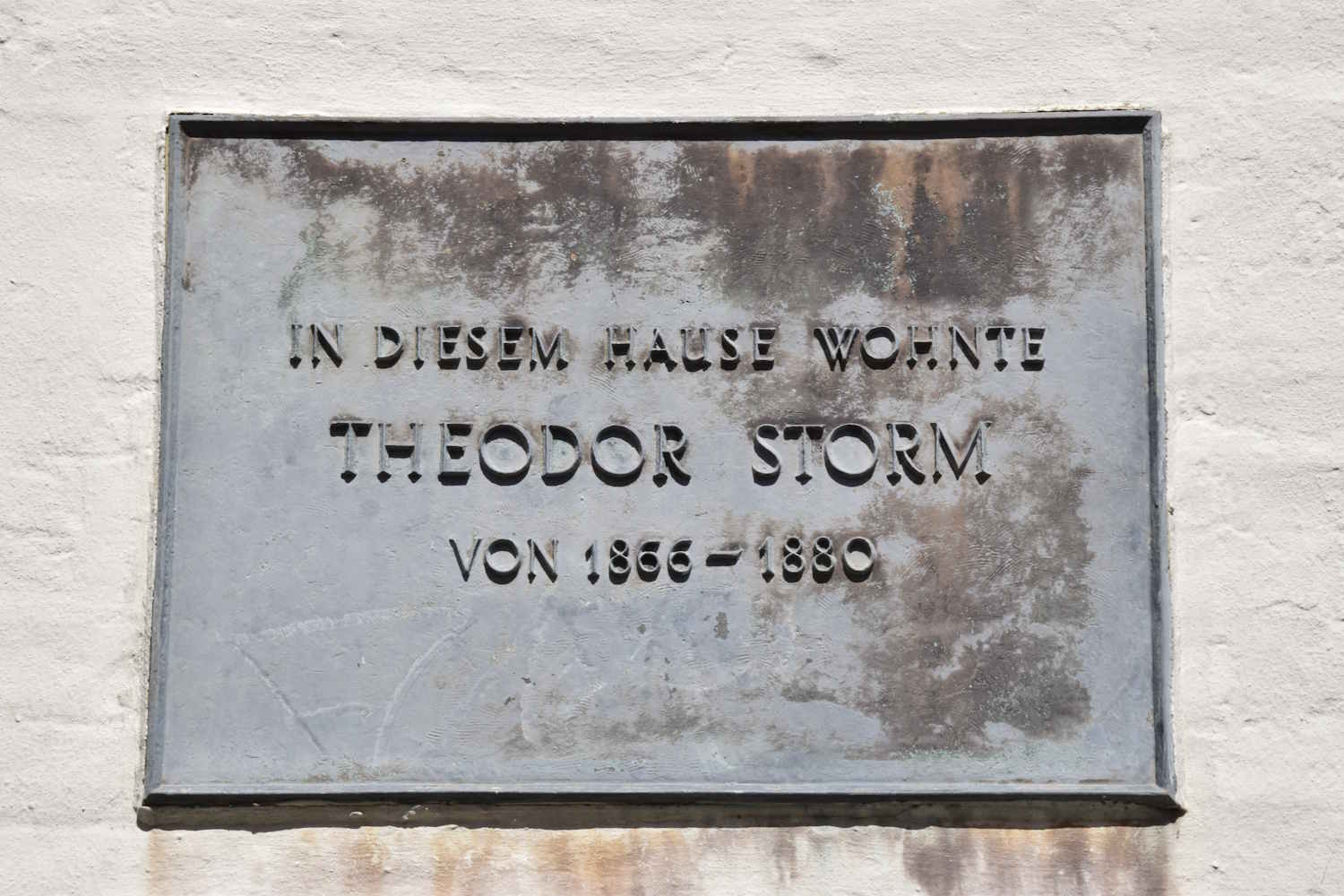 Theodor Storm Haus Schild