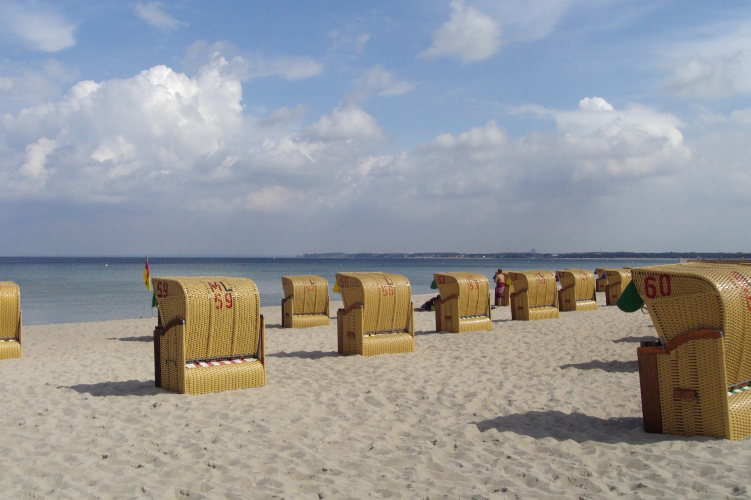 Strandkörbe am Strand